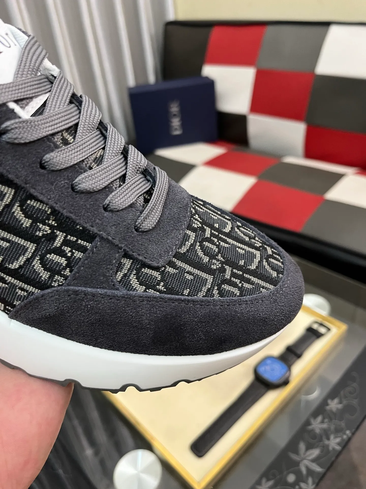 Men's shoes 💰438⌚️⌚️ [Dior] new casual shoes. Exclusive mold-making custom style, the fabric is imported from Italy, and the leather is breathable inside. Exclusively molded and customized outsole is wear-resistant. Counter-level version, perfect matching, on-shoe effect, and exquisite workmanship. Code number: 38-444️⃣Colors available